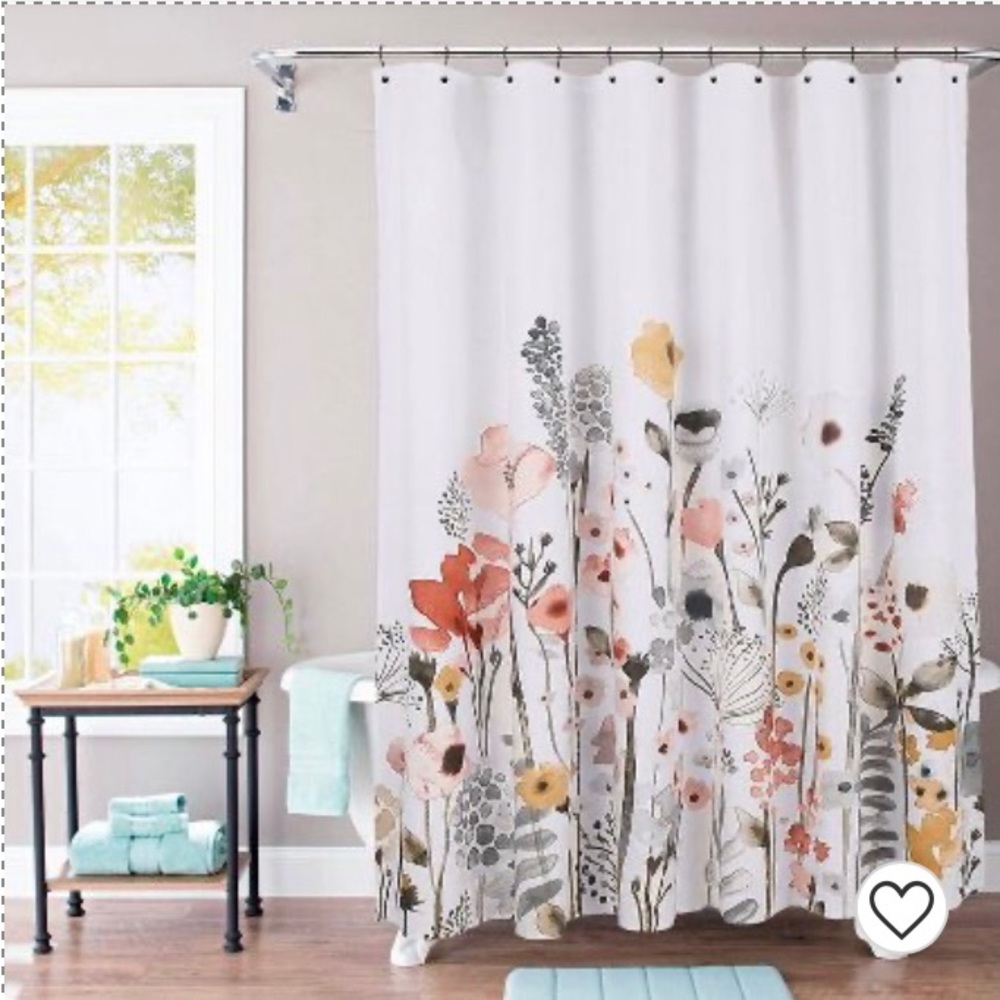 New shower curtain, by threshold
